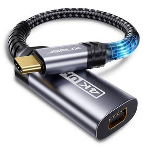 lot 72458 image: USB C to Mini DisplayPort Adapter 4K60Hz, Type C Cable, for USB C Source Devices with DP Alt Mode to Mini DisplayPort Displays, Not for Thunderbolt or Thunderbolt 2 Display - Retail $14