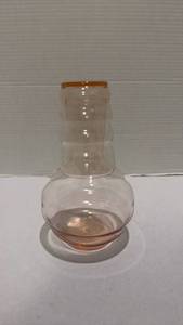 lot 1447 image: Vintage bedside water pitcher and cup