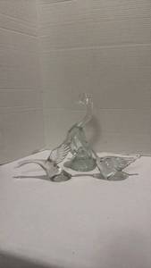 lot 1507 image: Art glass birds