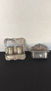 lot 1218 image: Vintage metal match holders