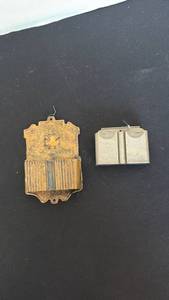 lot 1221 image: Vintage metal match holders