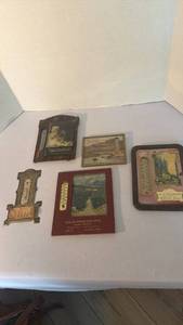 lot 1254 image: Vintage advertisement picture thermometers