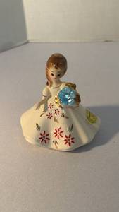 lot 1267 image: Josef Originals birthday girl 4 inch tall figurine December