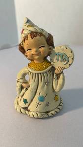 lot 1281 image: Josef Originals zodiac series wizard 6 inch figurine virgo