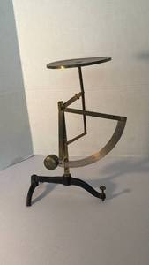 lot 1289 image: Brass Scientific Surveying Balance Scale with Arc Measurement