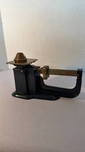 lot 1291 image: Balance Beam Scale with Weight Set