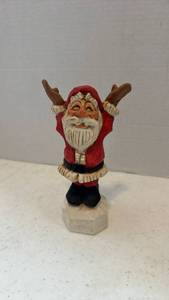 lot 1627 image: David Frykman Oh the Joy santa figurine 7 inches tall