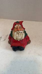 lot 1628 image: David Frykman oh the joy Santa sitting figurine 3 inches tall
