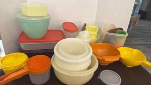 lot 1757 image: Tupperware Kitchen Storage Container Set