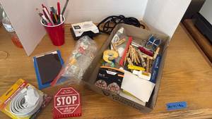 lot 1805 image: Batteries, office supplies and more