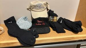 lot 1944 image: Bag of Socks and caps