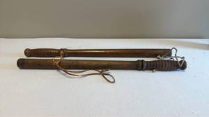 lot 1458 image: Wooden nightsticks