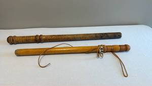 lot 1462 image: Wooden nightsticks