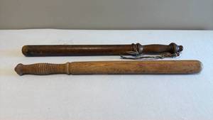 lot 1463 image: Wooden nightsticks