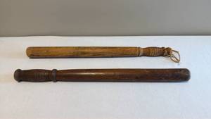 lot 1465 image: Wooden nightsticks