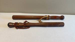 lot 1473 image: Wooden nightsticks