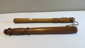 lot 1474 image: Wooden nightsticks