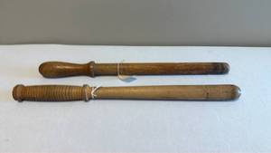 lot 1476 image: Wooden nightsticks