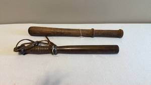 lot 1479 image: Wooden nightsticks