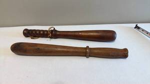 lot 1480 image: Wooden nightsticks