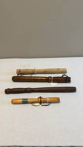 lot 1490 image: Wooden nightsticks