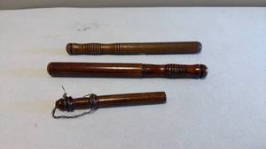 lot 1493 image: Wooden nightsticks