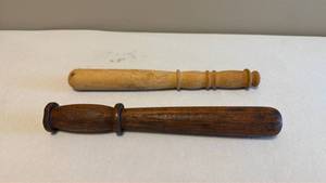 lot 1494 image: Wooden nightsticks