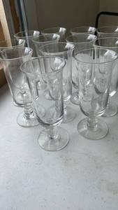 lot 1989 image: Candlewick water champagne liqueur glasses