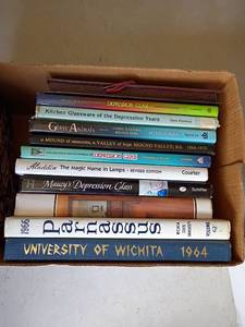 lot 2073 image: Books.  Depression Glass