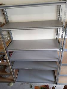 lot 2077 image: Garage Shelves.   84 x 48 x 18