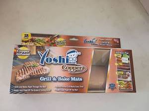 lot 2204 image: Yoshi Copper Grill and Bake Mat.  Only one in box
