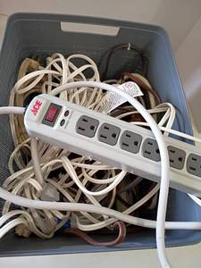 lot 2210 image: Extension Cords and a Surge Protector