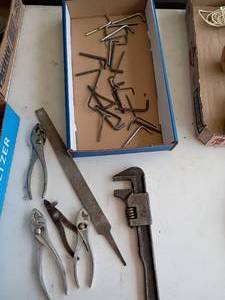 lot 2231 image: Allen Wrenches, Pliers and More
