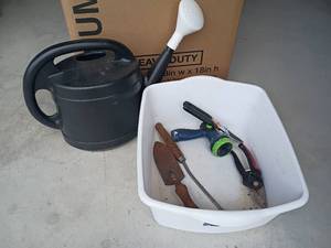 lot 2248 image: Gardening Tools and Watering Can
