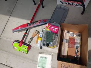 lot 2250 image: Painting Supplies