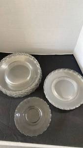 lot 2339 image: Fostoria Century Scroll plates