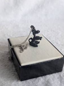 lot 1517 image: Poodle Pendant Necklace with Chain