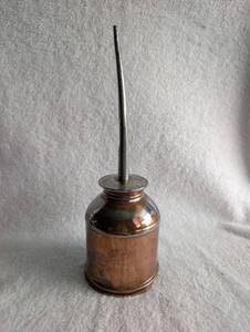lot 2505 image: Copper Oil Can with Spout