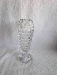 lot 3511 image: Crystal Cut Glass Footed Bud Vase