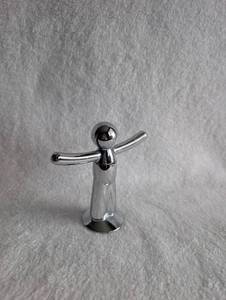 lot 4015 image: Chrome Anthropomorphic Figure Corkscrew Wine Opener