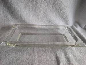 lot 4018 image: Clear Glass Rectangle Dish