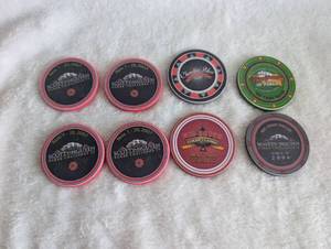 lot 4504 image: Poker Tournament Commemorative Chips Collection