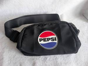 lot 4509 image: Pepsi Logo Black Fanny Pack Belt Bag