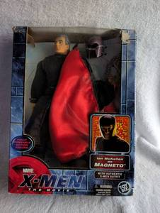 lot 5002 image: Marvel X-Men Movie Magneto Ian McKellen Action Figure