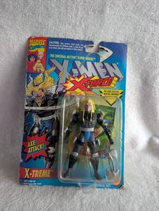 lot 5003 image: X-Men X-Force X-Treme Action Figure with Axe Attack Feature