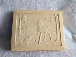 lot 5021 image: Twinkies The Nubone Co Inc Cream Colored Bambi Trinket Box