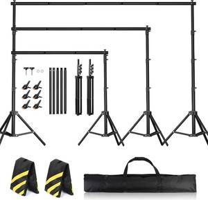 lot 4501 image: Backdrop Stand 10x7.5 ft for Photography Studio with Sandbags