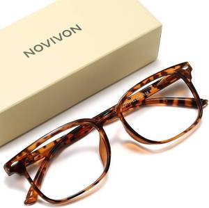 lot 4513 image: NOVIVON Reading Glasses for Women, Blue Light Blocking Glasses 1 strength
