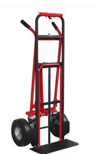 lot 15926 image: Milwaukee 1,000 lbs. Capacity Quick Change 4-in-1 Hand Truck - Retail $299