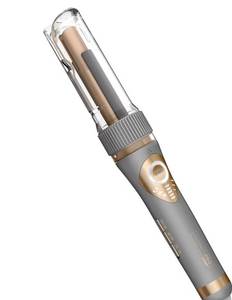 lot 38076 image: INFINITI PRO CONAIR Curl Secret Automatic Curling Iron, �-inch Curling Iron Barrel, Automatic Hair Curler for All Hair Types and Lengths, Dual Voltage for Worldwide Travel, GrayGold - Retail $49